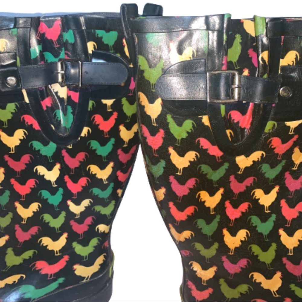 Western Chief Chicken Farm Tall Rain Boot - Picture 8 of 10